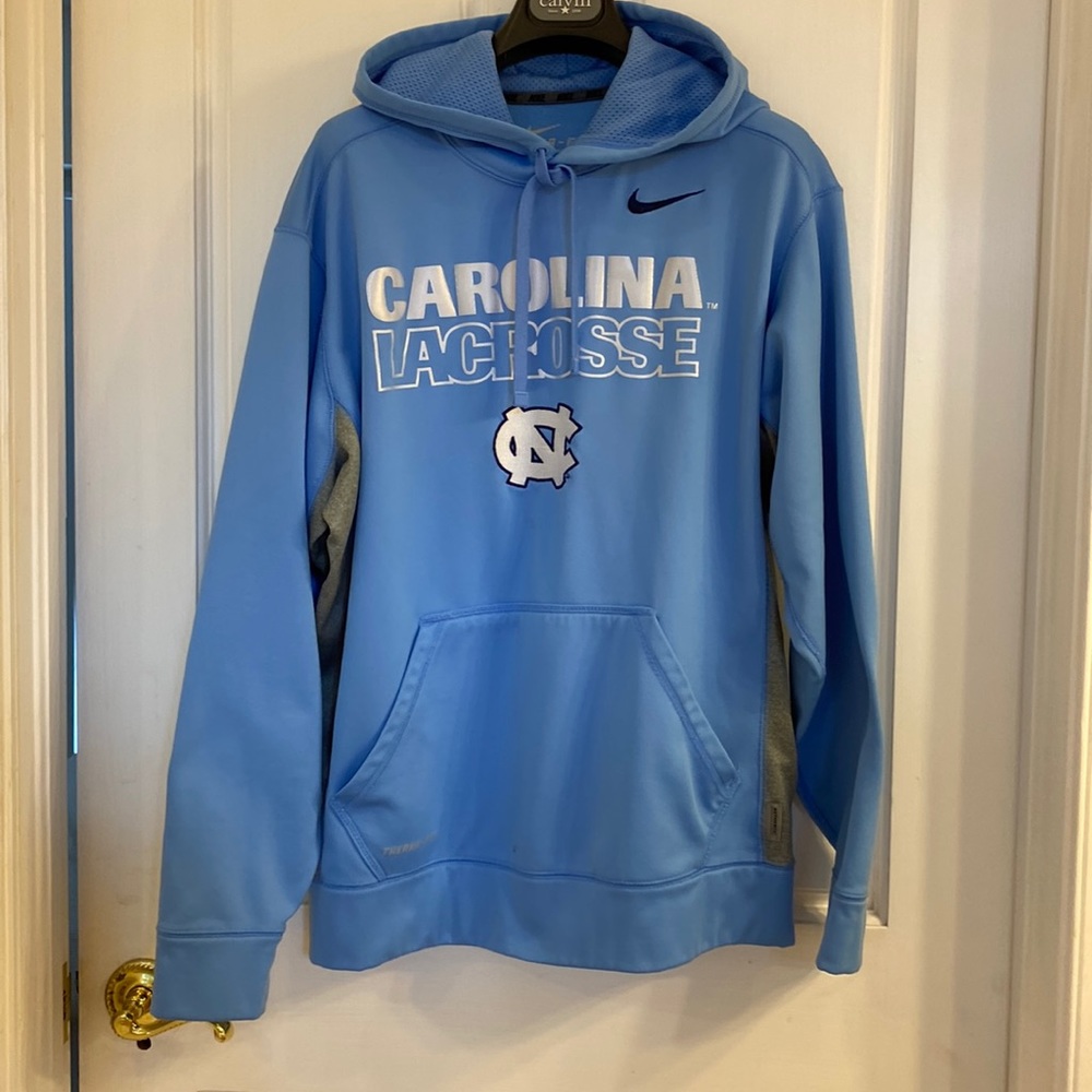 UNC Lacrosse Carolina blue hoodie